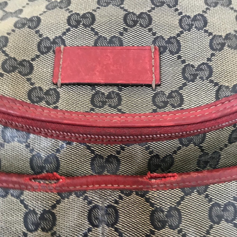 Gucci Diaper Bag, gender neutral blue and red USED - Picture 4 of 8